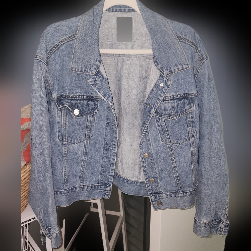 GAP Dolman Icon Denim Jacket XL - Picture 5 of 12